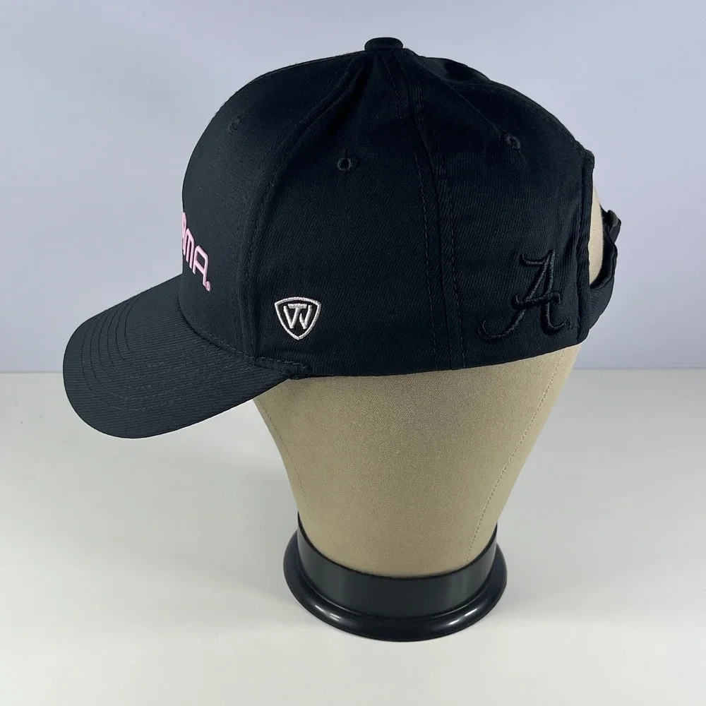 University of Alabama Crimson Tide Hat Cap Women Black Pink Adjustable Roll Tide